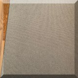 D112. Wool rug in shades of tan and gray. 9'10” x 13'2” - $225